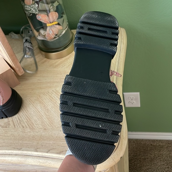 Limelight Dusty Pink Combat Boots - Picture 6 of 9